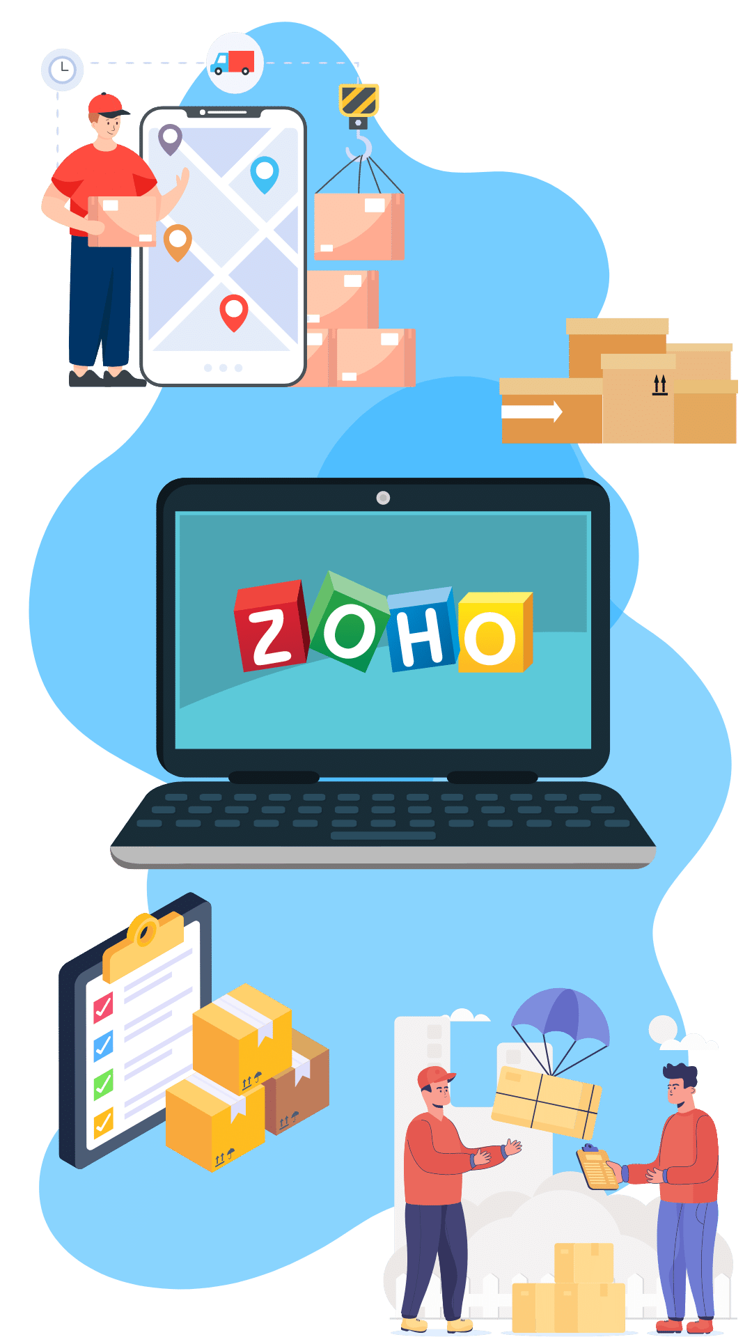 Zoho-Software zur Bestandsverwaltung