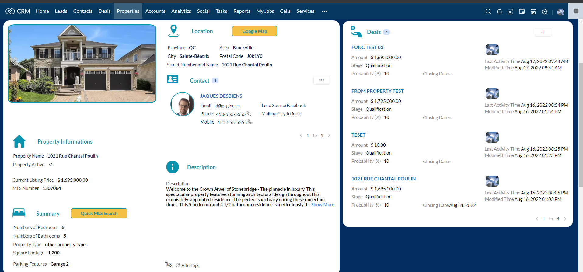 Zoho crm die Immobilienbranche