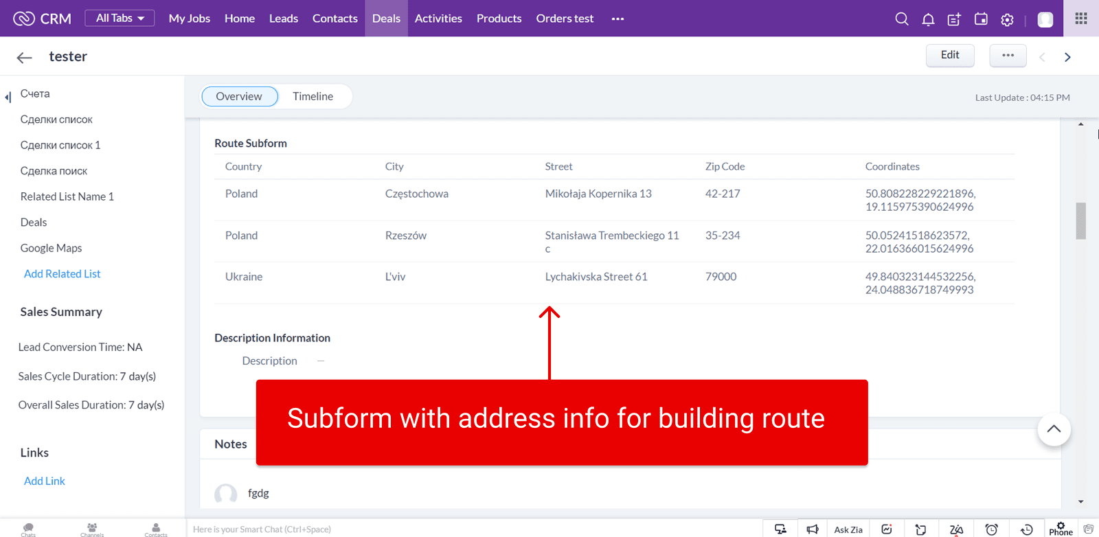 Fahrplan oder Adressliste