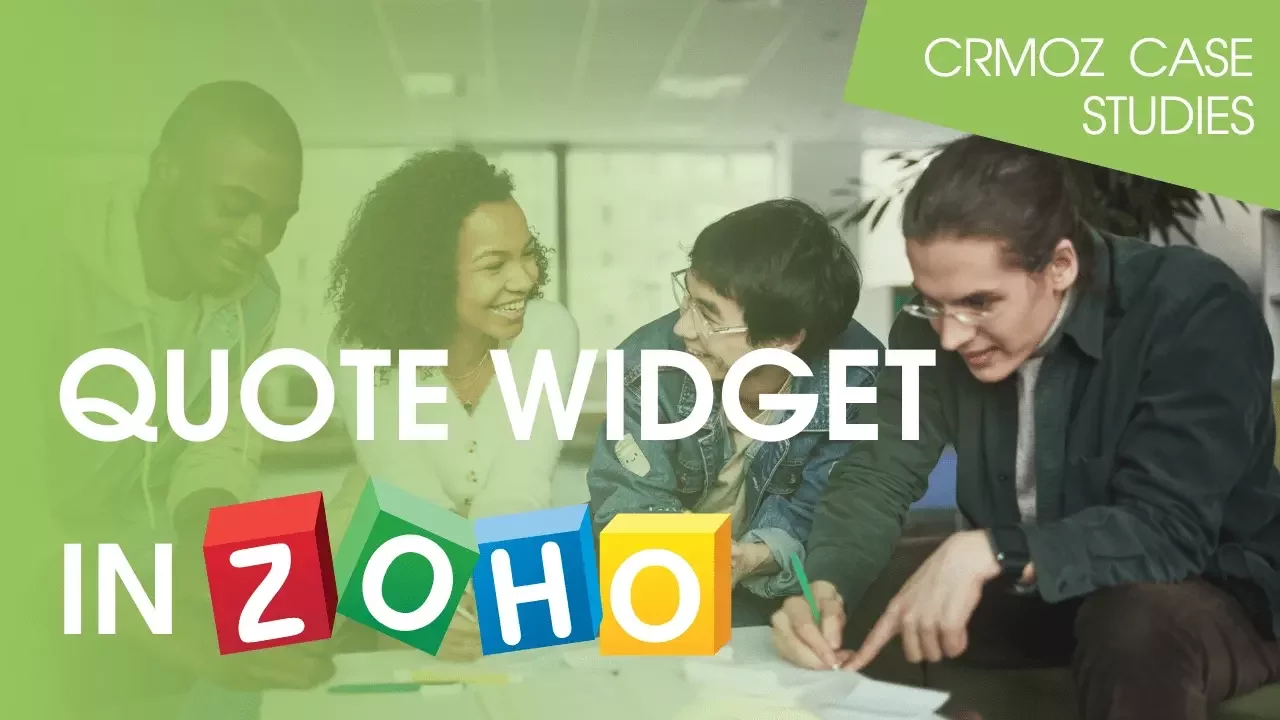 Angebots-Widget in Zoho CRM